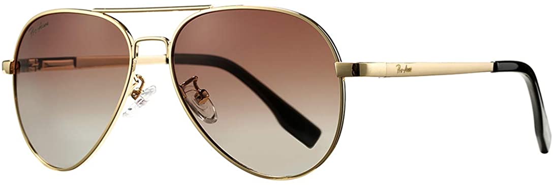 Pro Acme Polarized Aviator Sunglasses for Men and Women 100% UV Protection, 58mm