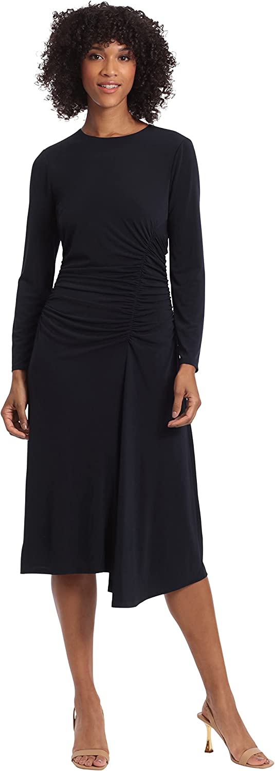 Ruched Jersey One-sleeve Gown W/ Knots