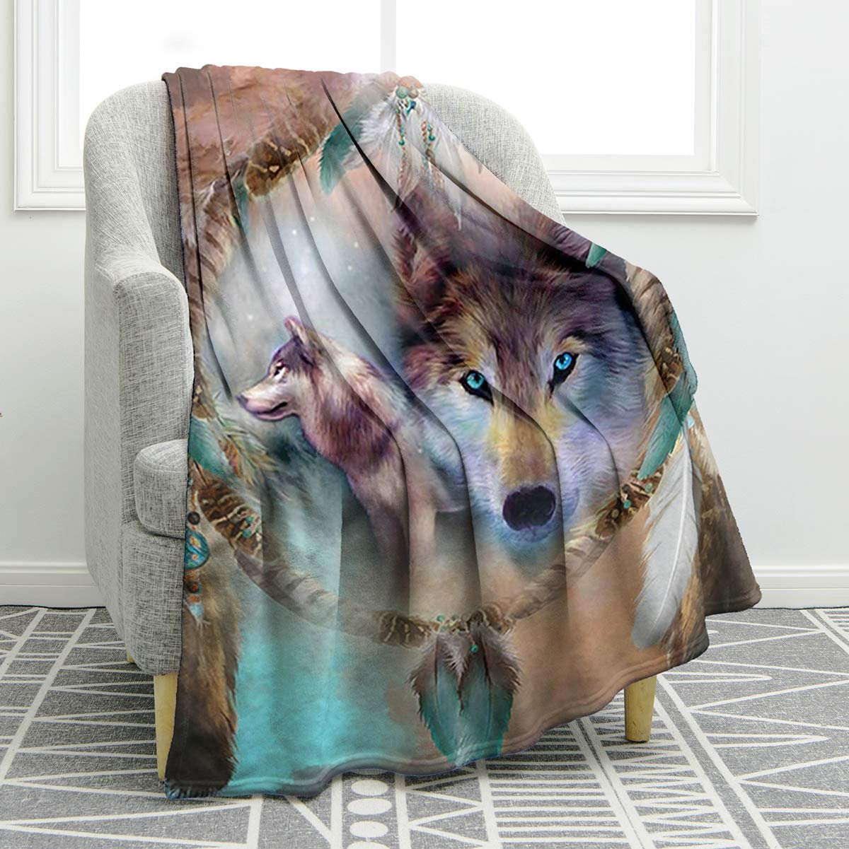 thumbnail 9  - Jekeno Butterfly Throw Blanket Smooth Lightweight Soft Print Blanket for Travell