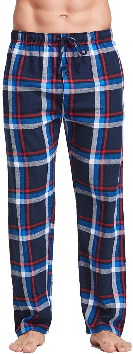 CYZ Men's 100% Cotton Super Soft Flannel Plaid Pajama Pants – CYZ Collection