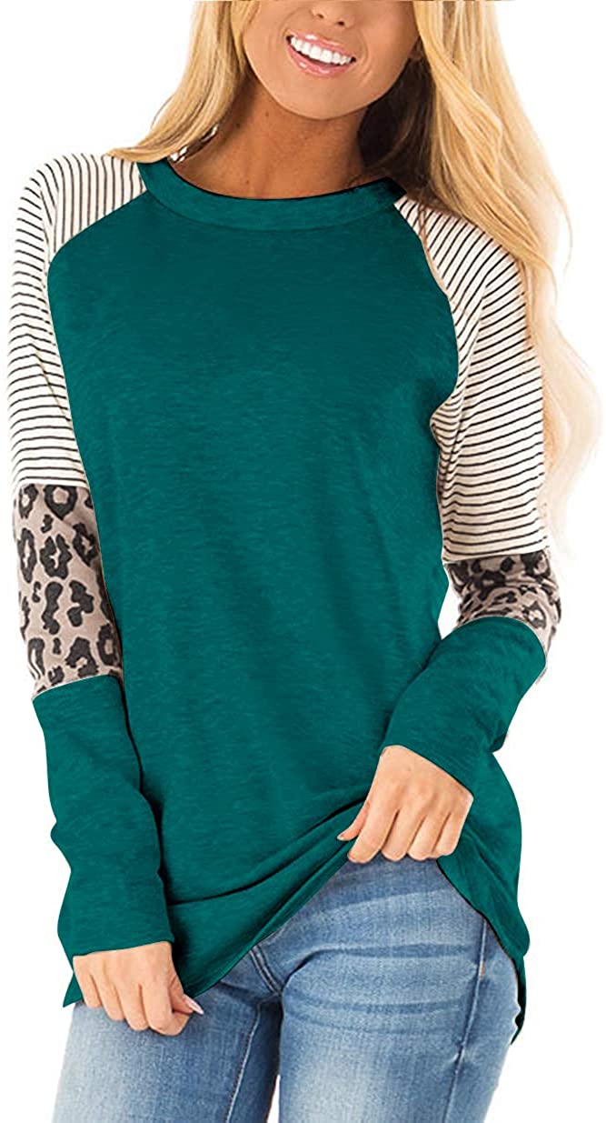 HARHAY Women's Long Sleeve Faux Suede Casual Blouse Tunic Shirt Tops
