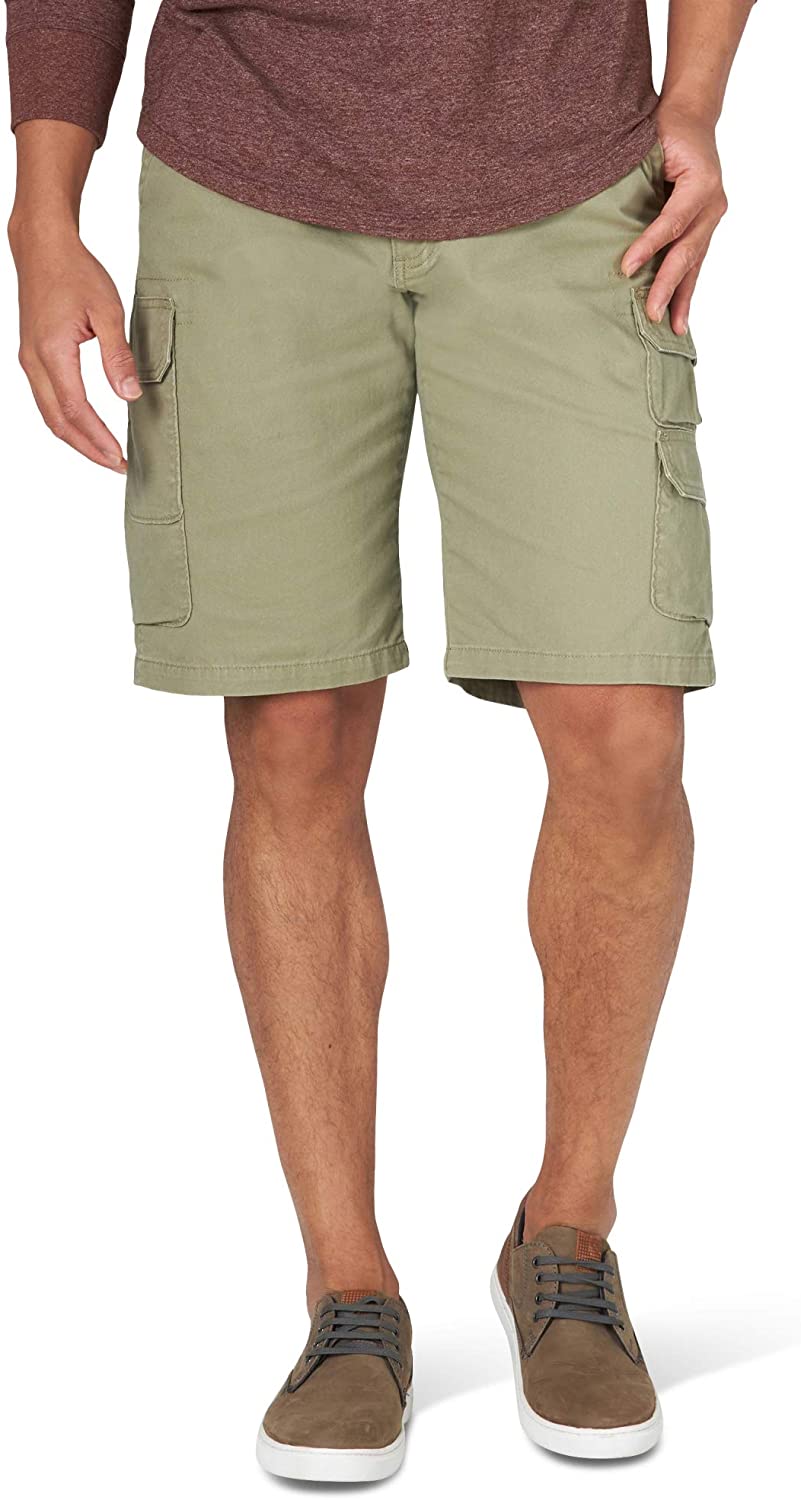 wrangler twill cargo shorts