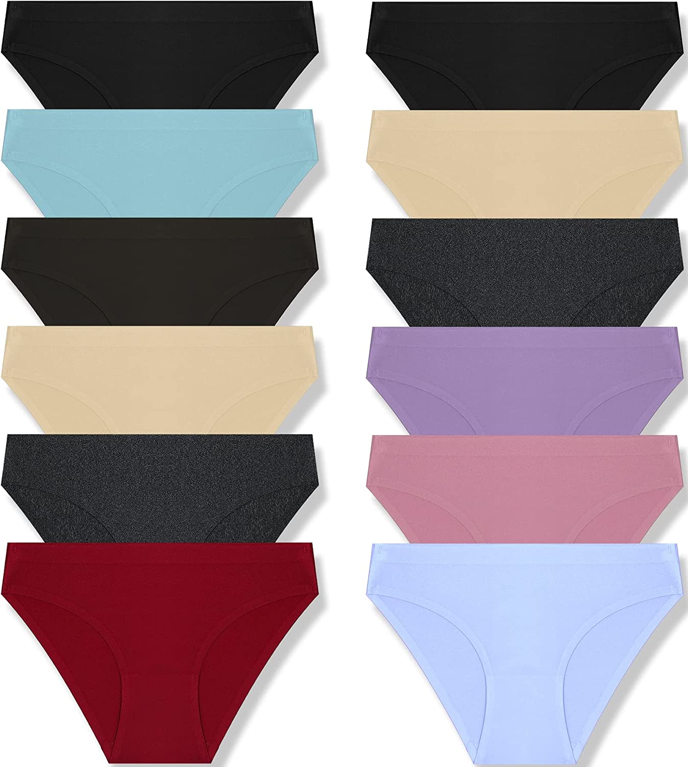 Wealurre Women’s Underwear Cotton Hipster Panties Breathable Stretch Bikini  Panties for Women Pack : : Clothing, Shoes & Accessories