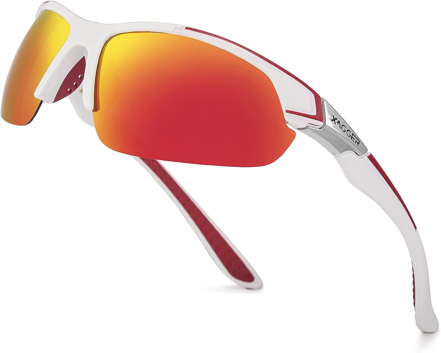 Xagger Polarized Sports Sunglasses for Men Women UV400 Wrap Around Sport  Glasses