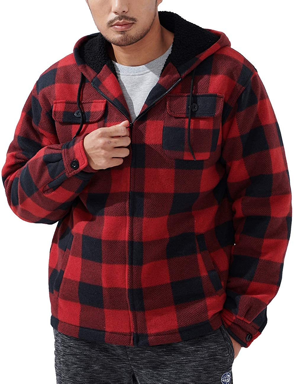 Land's End Men's Flannel Lined Long Sleeve Work Shirt Jacket | eBay-hangkhonggiare.com.vn