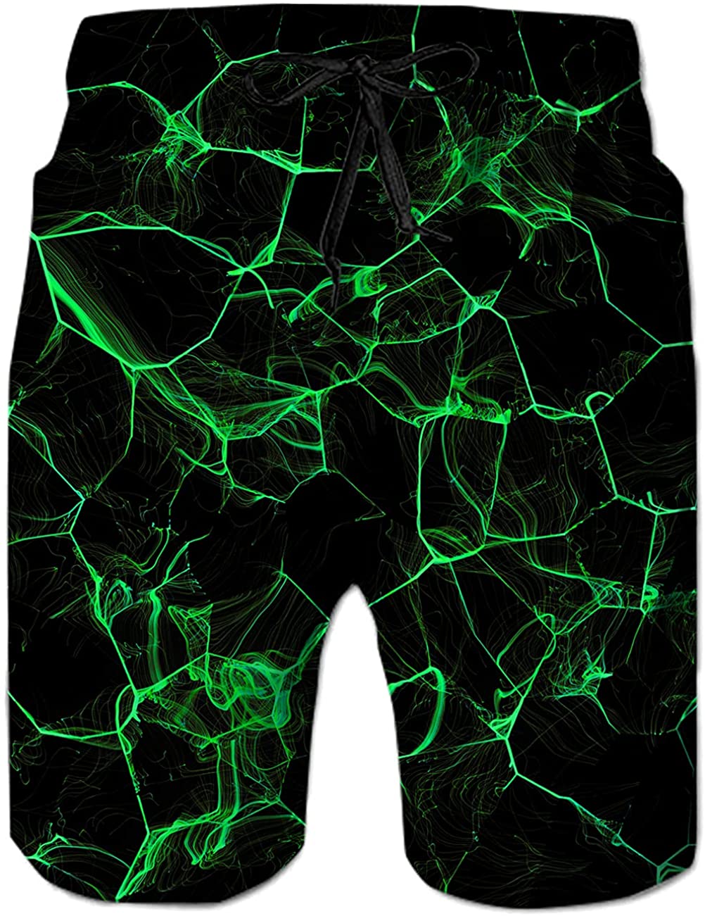 Buy Belovecol Bathing Suits for Men 3D Print Colorful Smoke Beach Shorts  Summer Board Shorts XL at