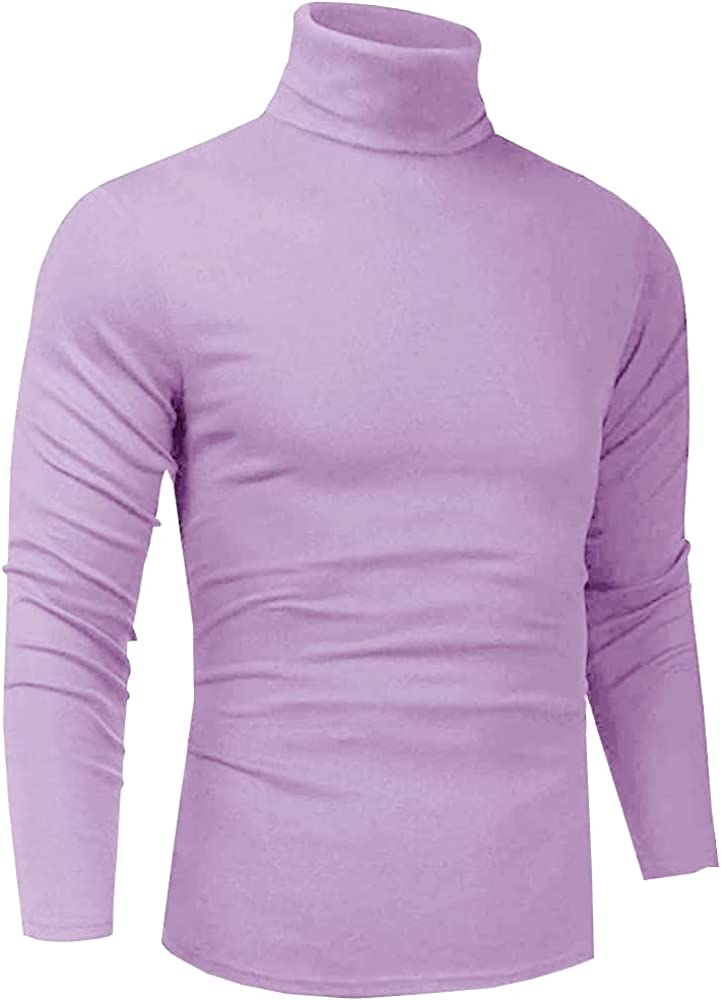 Mens purple clearance turtleneck shirt