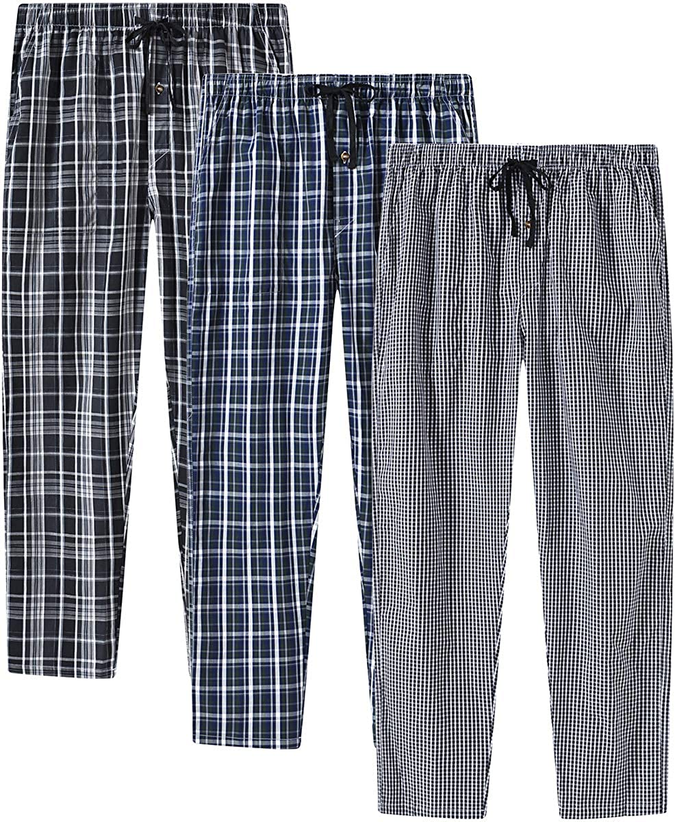JINSHI Men's Pyjama Bottoms Nightwear Ultra Soft Modal Lounge Pants Trousers 