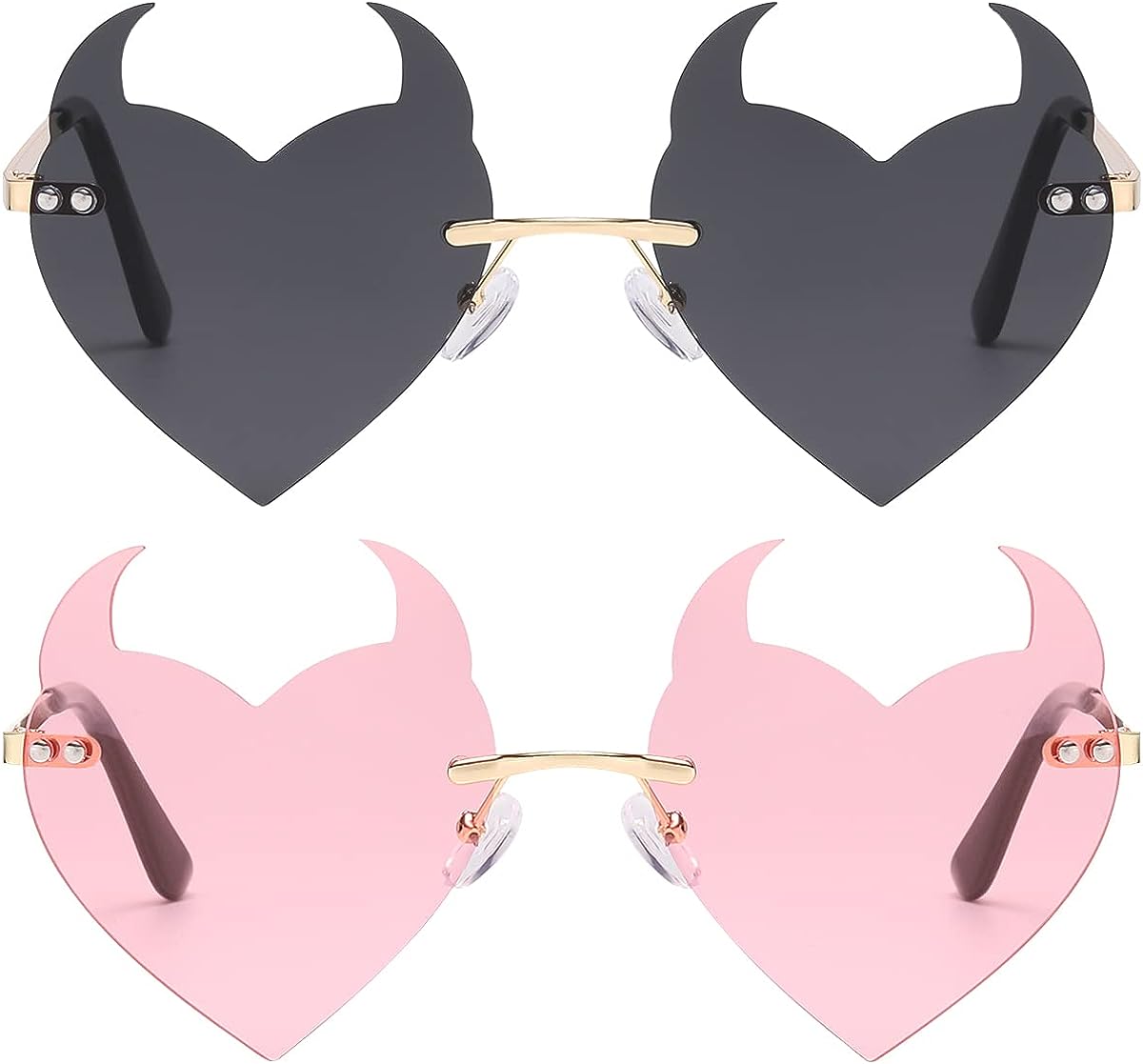 Vintage Love Heart Shaped Sunglasses Fashion Women's Big Frame Sun Glasses  Brand Designer Glasses Cat Eye Sunglasses UV400 2023 - AliExpress