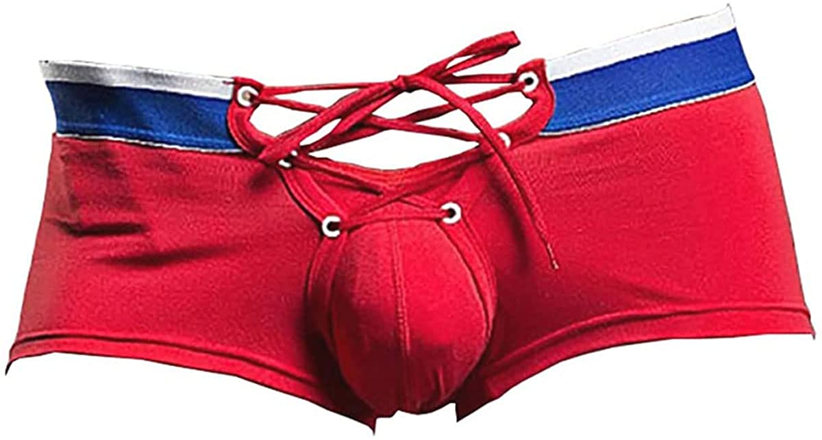 Banana Bucket Men's Split Side Sexy Breathable Boxer Underwear