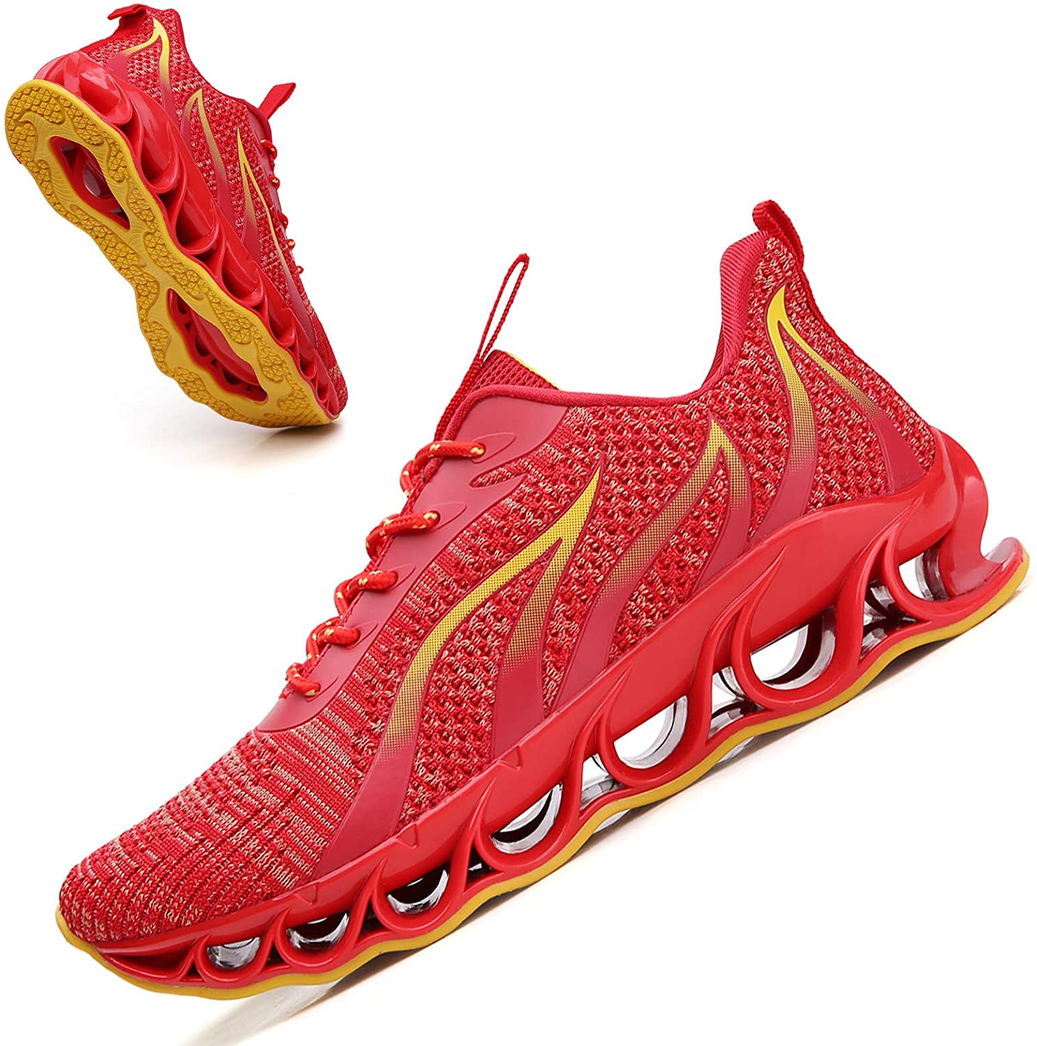 wanhee Men's Sneakers Athletic Sport Running Shoes 