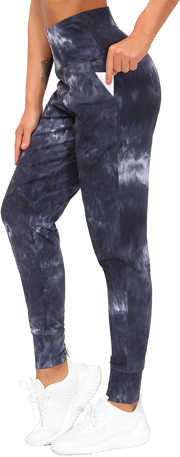 THE GYM PEOPLE Women's Joggers Pants Lightweight Athletic Leggings Tapered  Lounge Pants for Workout, Yoga, Running (X-Large, Denim Blue)