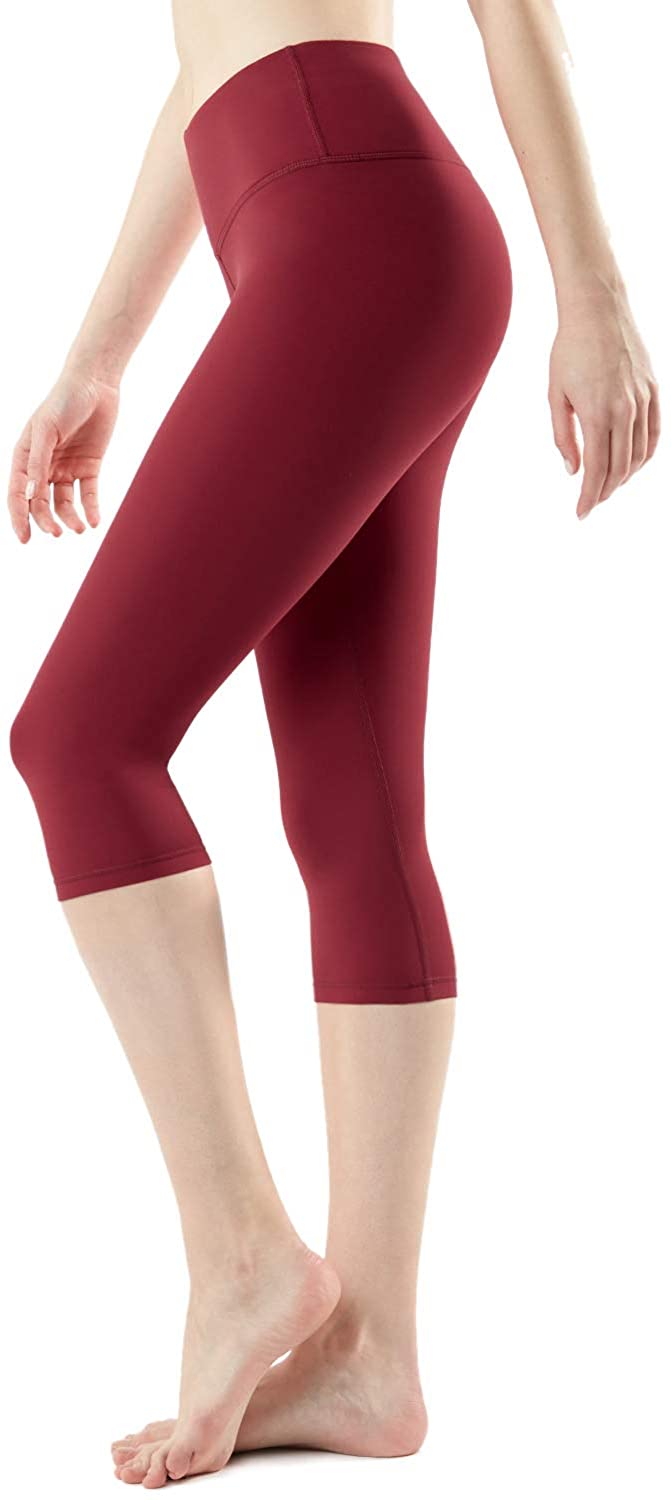 Tesla Capri Pantalones de Yoga de 21 pulgadas que se ejecuta Gimnasio Pilates Danzas Apretado Pantalón FYC24 