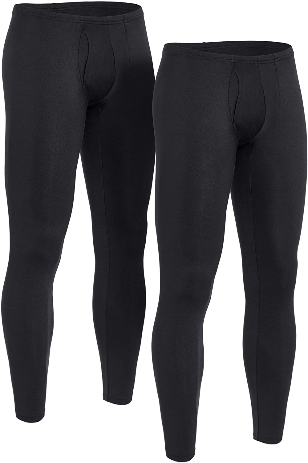 TSLA 2 Pack Men's Thermal Underwear Pants, Heated Warm Fleece Lined ...