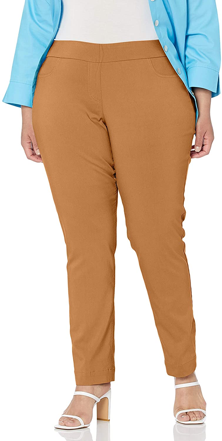 SLIM-SATION Women's Plus-Size Wide Pull 18 3/4 Inch Leg Opening 22 Inch  Inseam : : Clothing, Shoes & Accessories