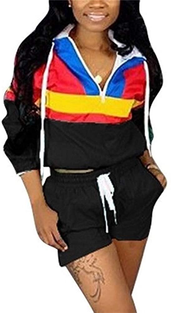 EOSIEDUR Women 2 Piece Outfits Tracksuit Windbreaker Pullover