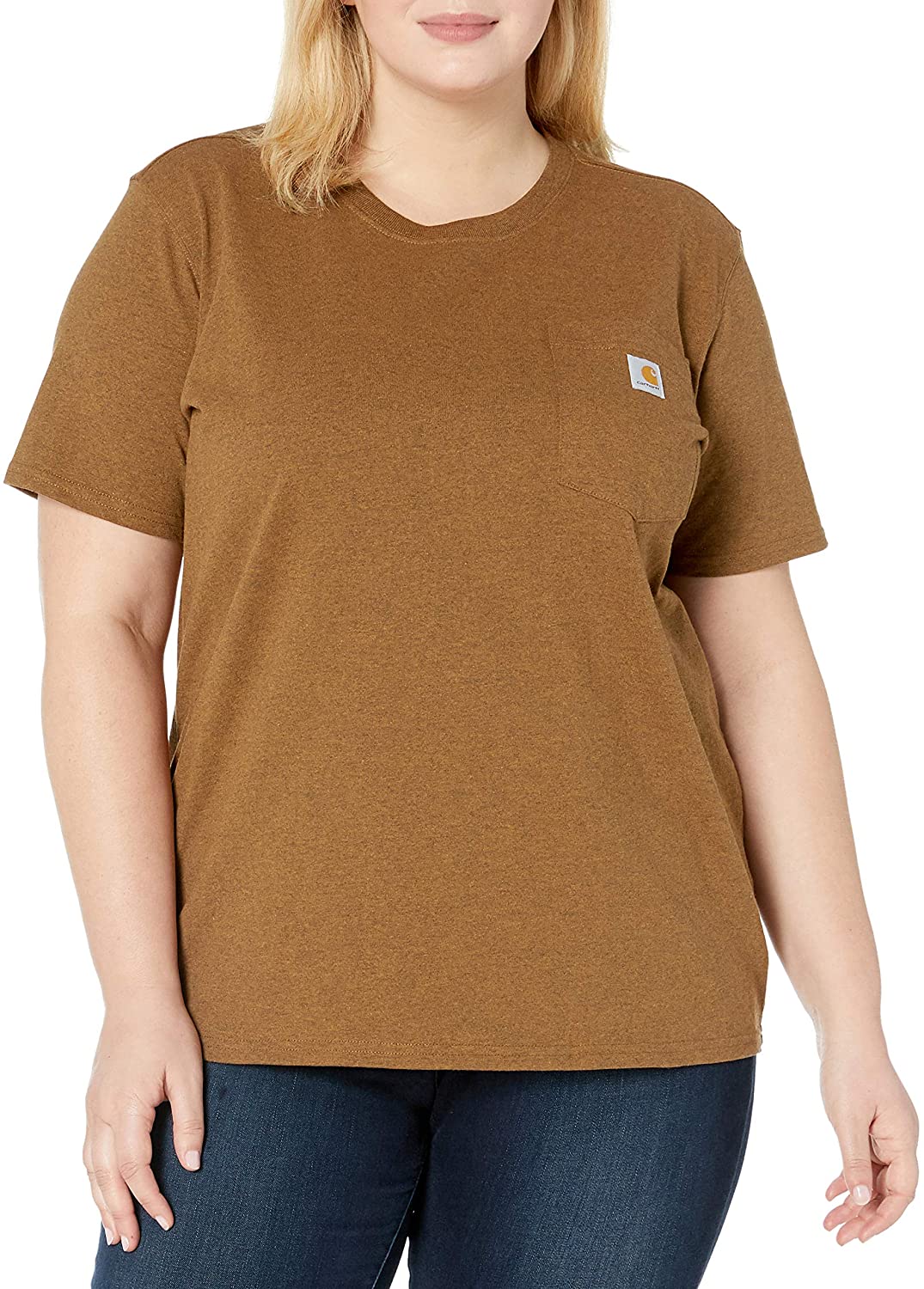 Carhartt Womens K87 Workwear Pocket Short Sleeve T-Shirt Regular and Plus Sizes