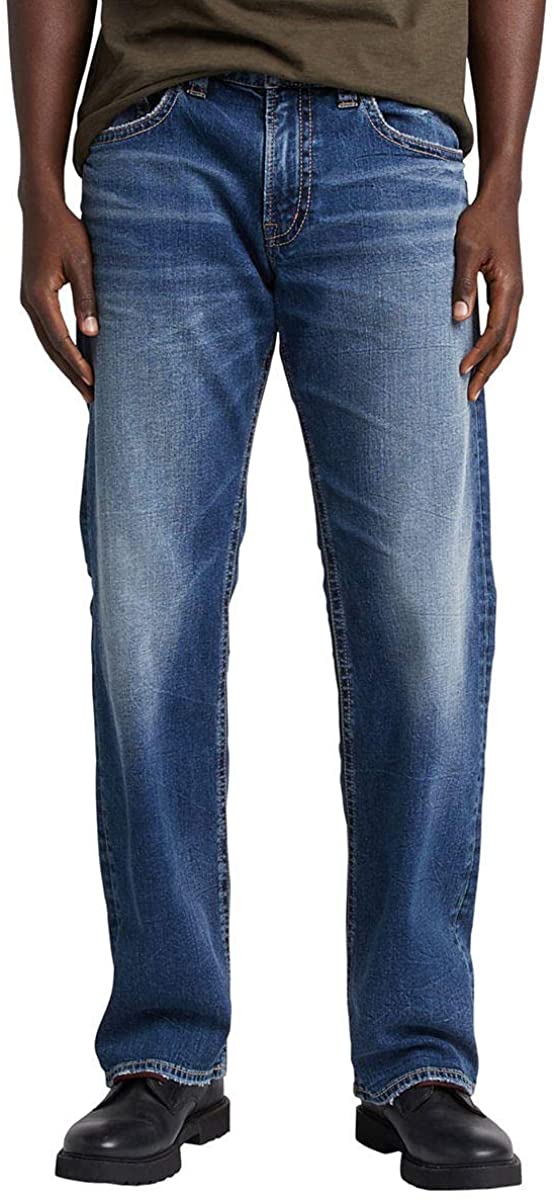 Silver Jeans Co. Men's Zac Relaxed Fit Straight Leg Jeans | eBay