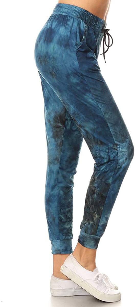 Leggings Depot Premium Women's Joggers Popular Print High Waist Track  Pants(S-XL