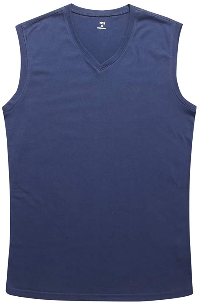 Y2Y2 Men's Sleeveless V-Neck T-Shirt, White, S (34-36) : :  Clothing, Shoes & Accessories