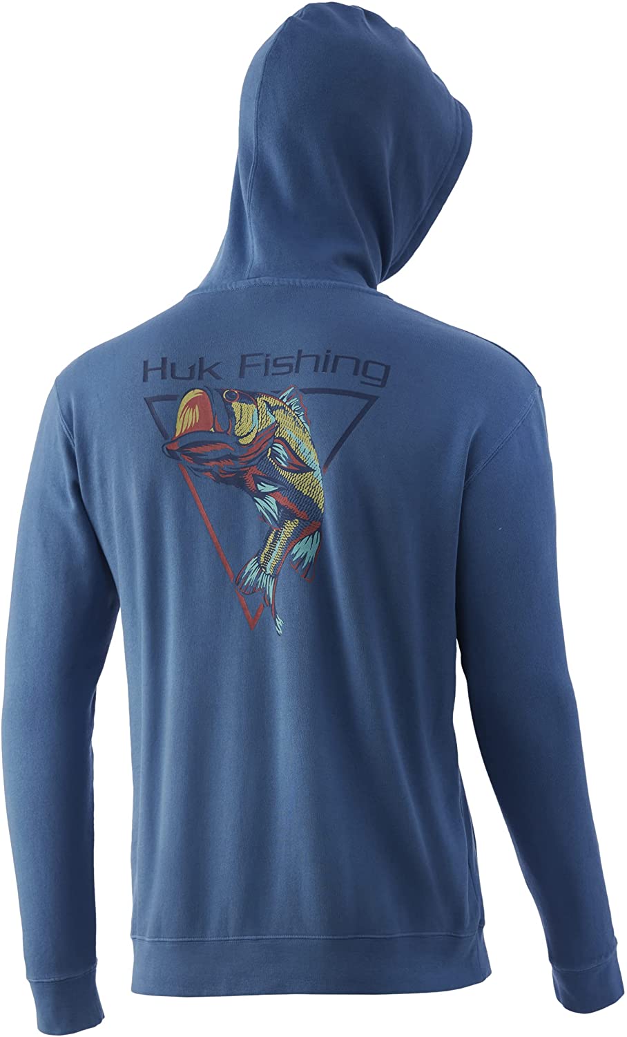 HUK mens Performance Fleece Fishing Hoodie, HUK Logo - Black, Small at   Men's Clothing store