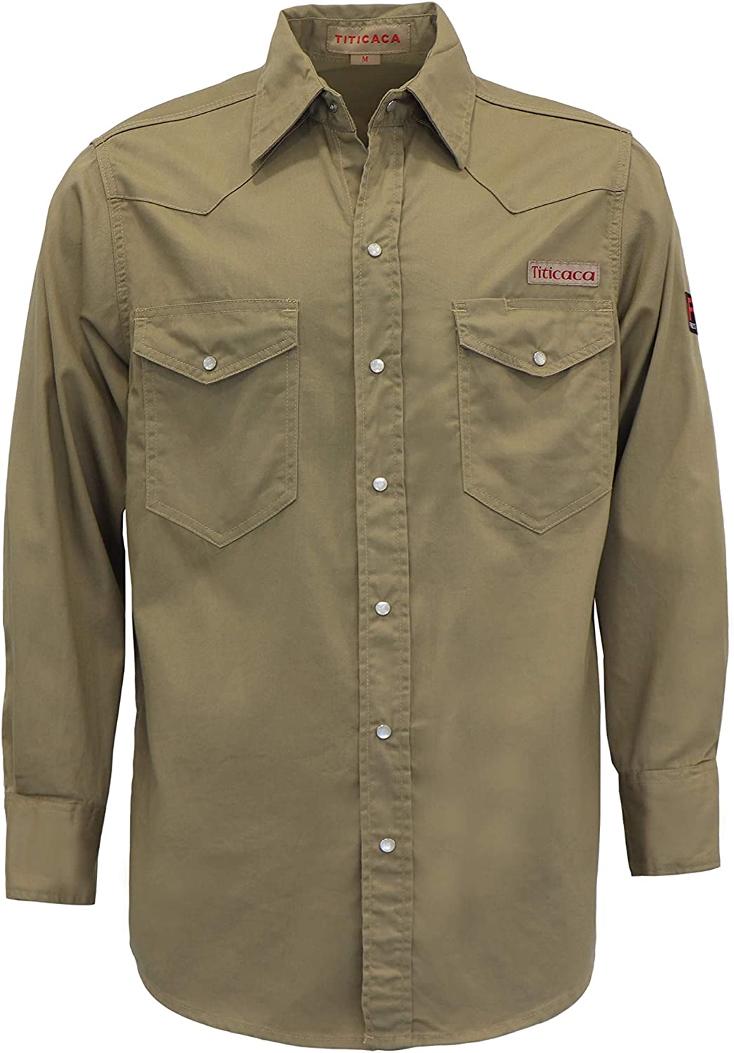 Titicaca FR Shirt Flame Resistant Men's Cotton 6.5oz Lightweight Uniform Shirt 