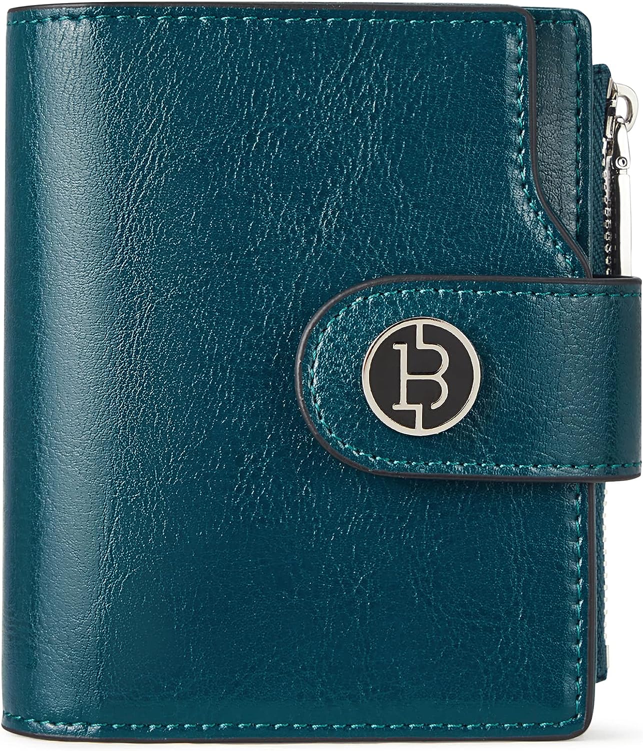 BOSTANTEN Leather Wallets for Women RFID Blocking Zipper Pocket Small  Bifold Wallet Card Case