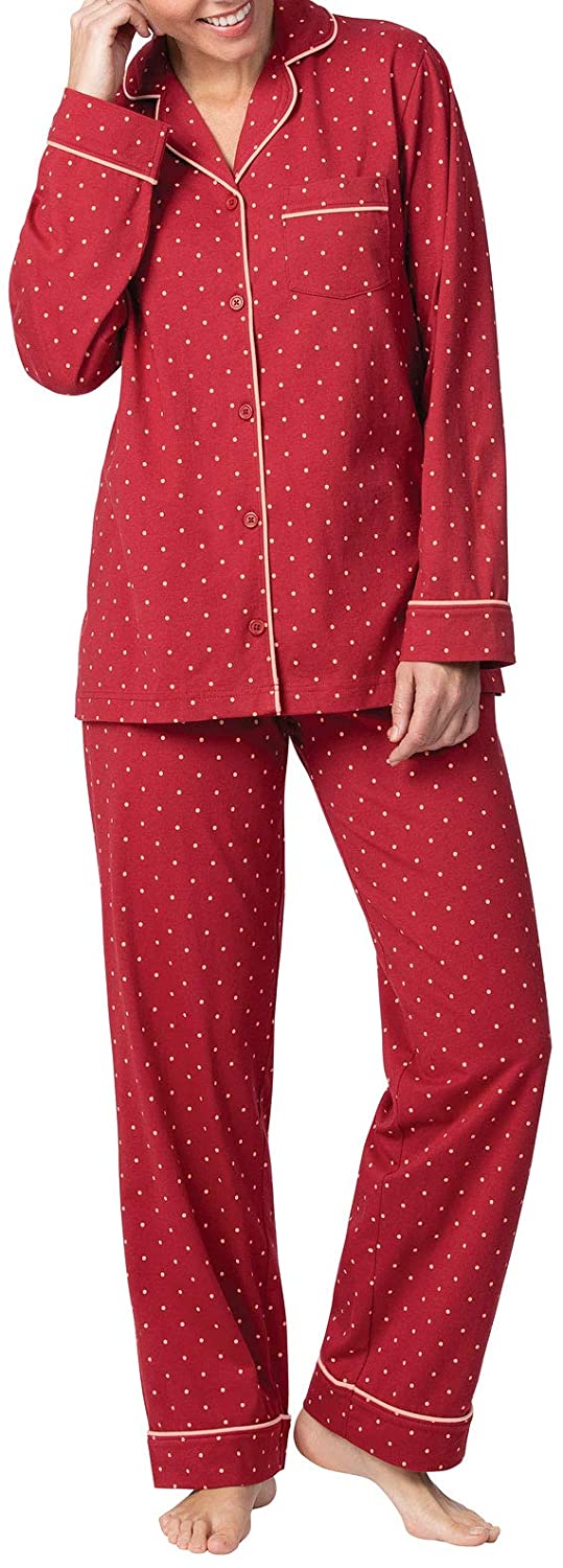 PajamaGram Pajama Set for Women Cotton Jersey Pajamas Women