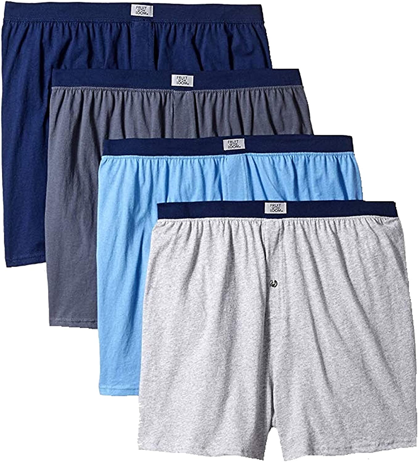 FRUIT OF THE Loom Men's Big Soft Stretch-Knit Boxer (Pack of 5) $46.41 ...