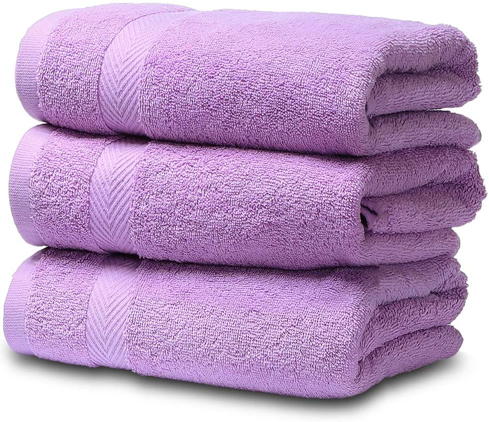 SEMAXE Luxury Bath Towel Set. Hotel & Spa Quality. 2 Large Bath Towels , 2 Hand