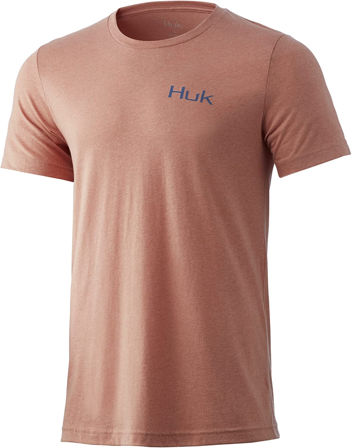 Huk KC Scott Tuna Short Sleeve Black Button Front Fishing Shirt L New 