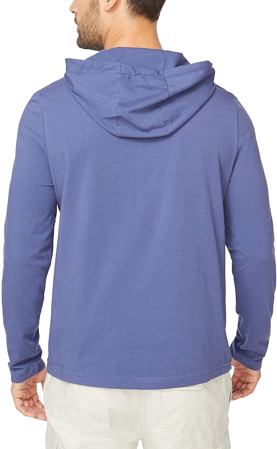 nautica men's long sleeve pullover hoodie knit shirt