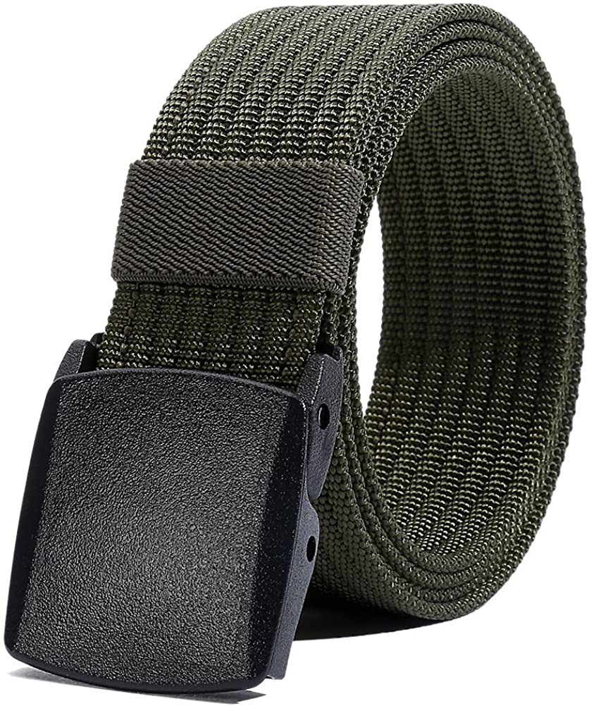 Men's Nylon Belt, Military Tactical Belts Breathable Webbing Canvas ...