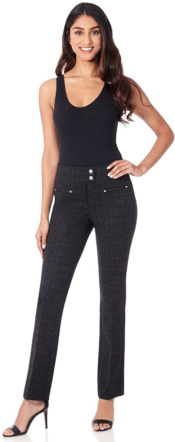 Curvy Pull-on Tummy Control Pants with Real Pockets – Rekucci