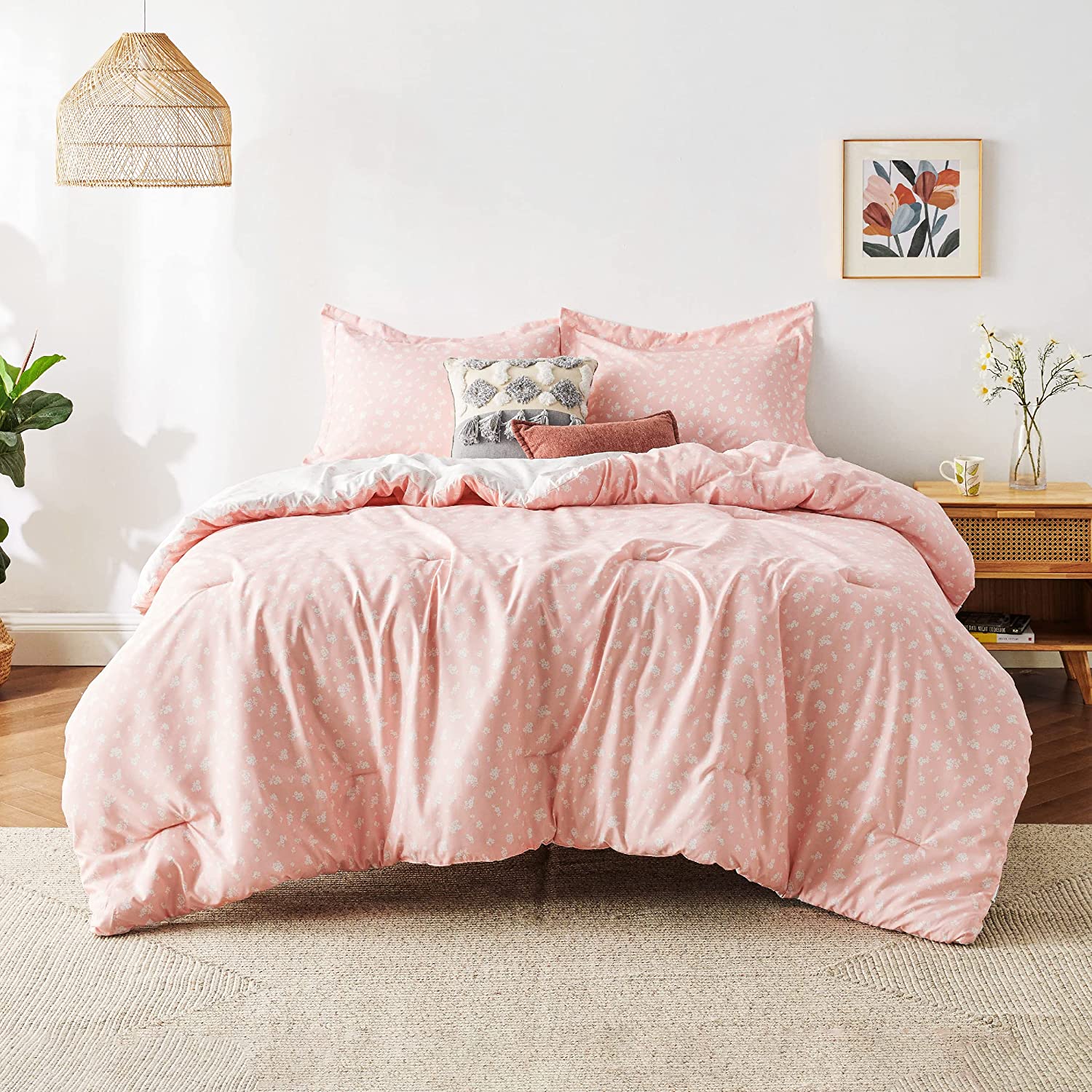 Bedsure Twin Bed Comforter Set - Sage Green Comforter Set