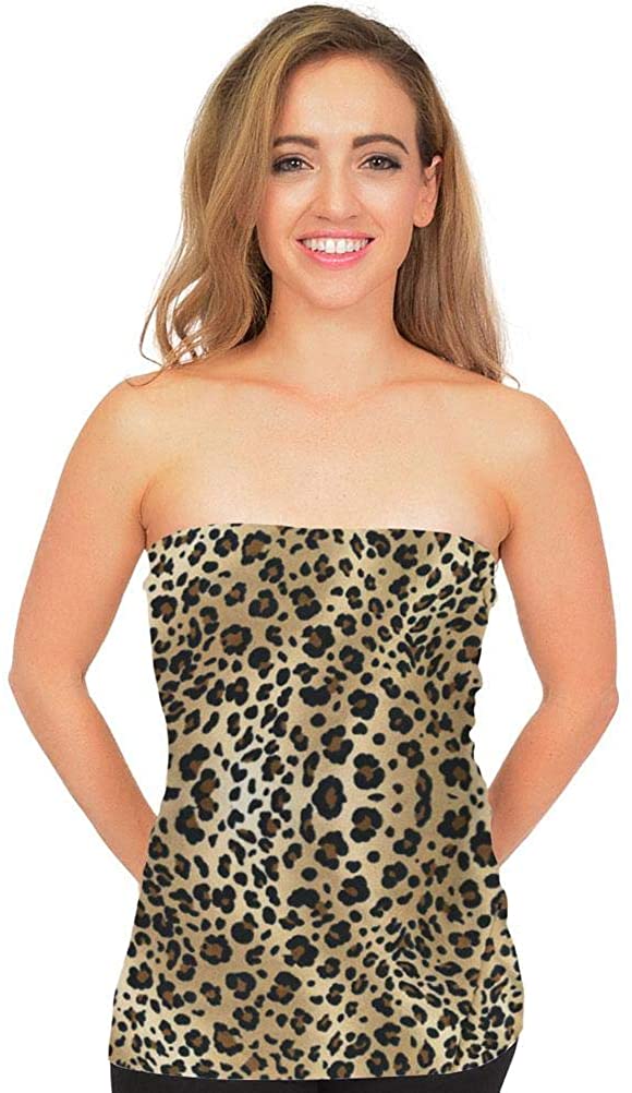 Women's Cotton Strapless Long Tube Top X Small to 5X Made in The USA