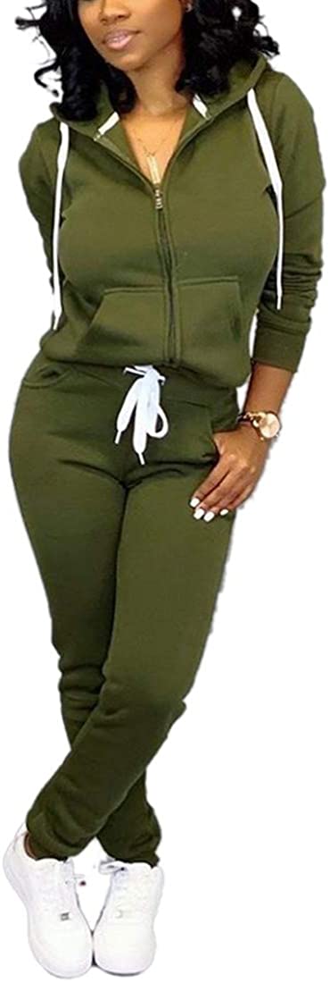 Nimsruc Womens 2 Piece Tracksuit Long Sleeve Casual Patchwork Pants Set |  eBay