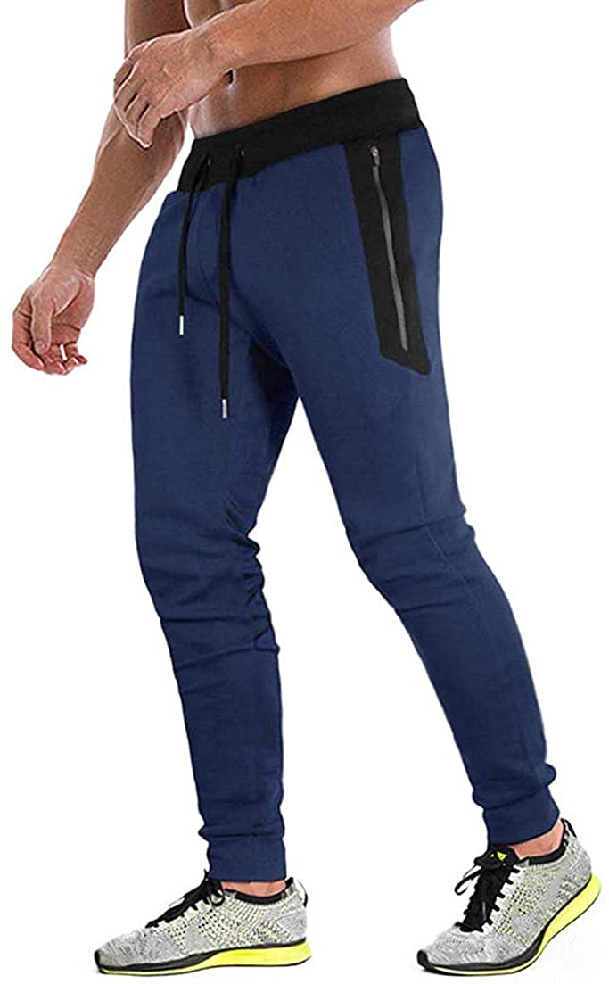 Tansozer Men's Lightweight Joggers Casual Slim Sweatpants Track