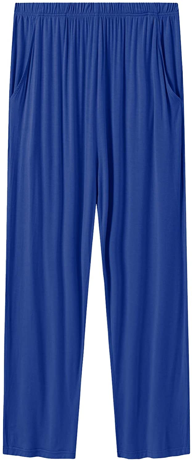 MoFiz Men's Modal PJ Bottom Jersey Knit Pajama Pants/Lounge Pants ...