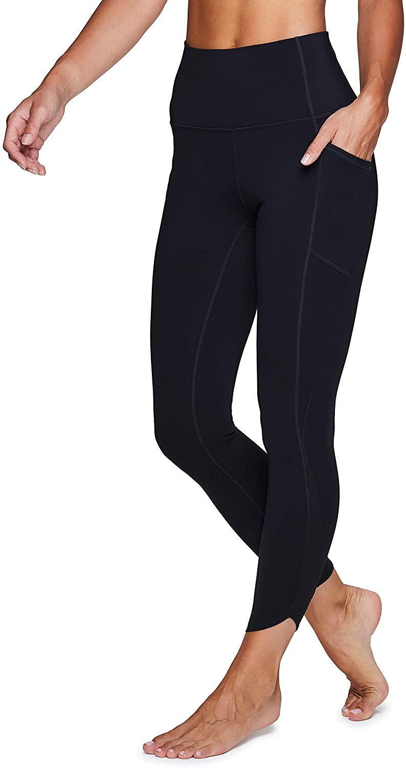 RBX Active High Waisted Squat Proof Workout Yoga Leggings with Pockets for  Women, 7/8 Slate Grey, X-Small : : Clothing, Shoes & Accessories