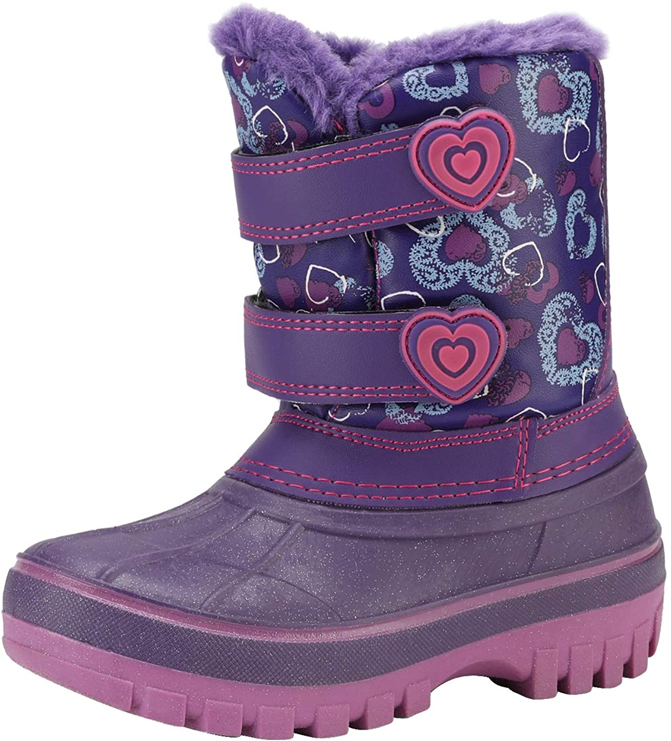 DREAM PAIRS Boys & Girls Toddler/Little Kid/Big Kid Ducko Ankle Winter Snow Boots 