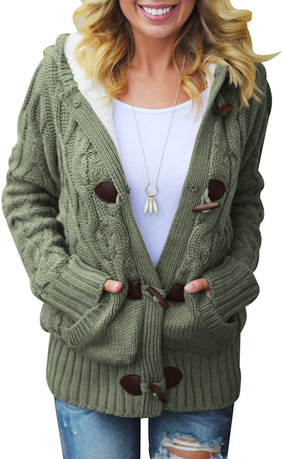 Wonder Nation Girls Long Sleeve Button-Front Cardigan Sweater, Sizes 4-18 &  Plus