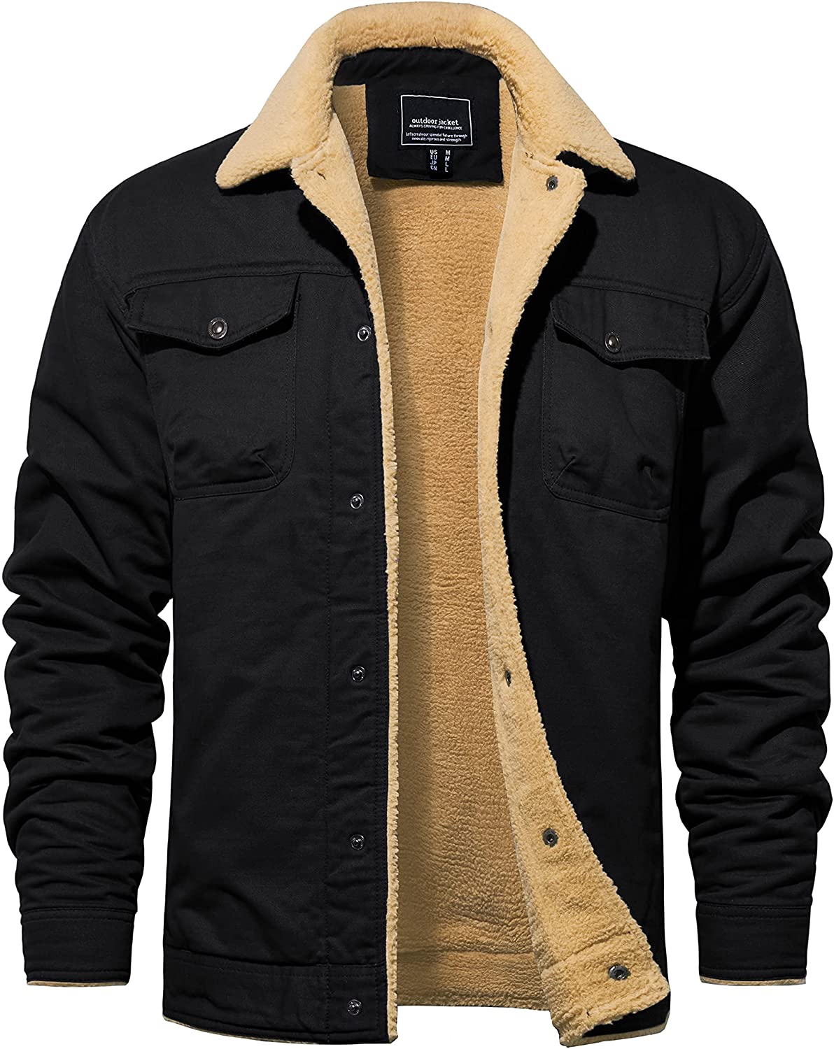 TACVASEN Men's Winter Vests Sleeveless Jackets Casual Outerwear Warm ...