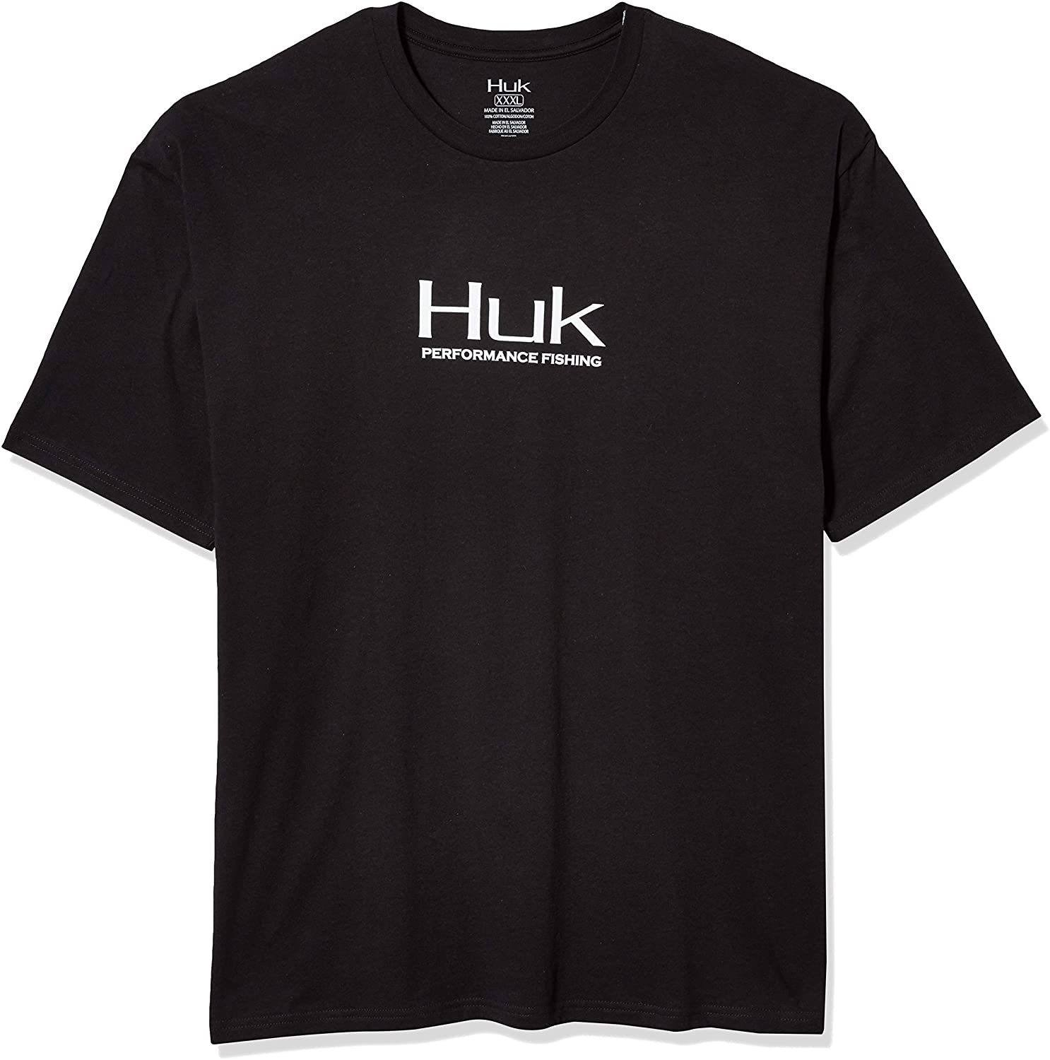 HUK Men's Performance Fishing Logo Tee-Short Sleeve, Quick-Dry