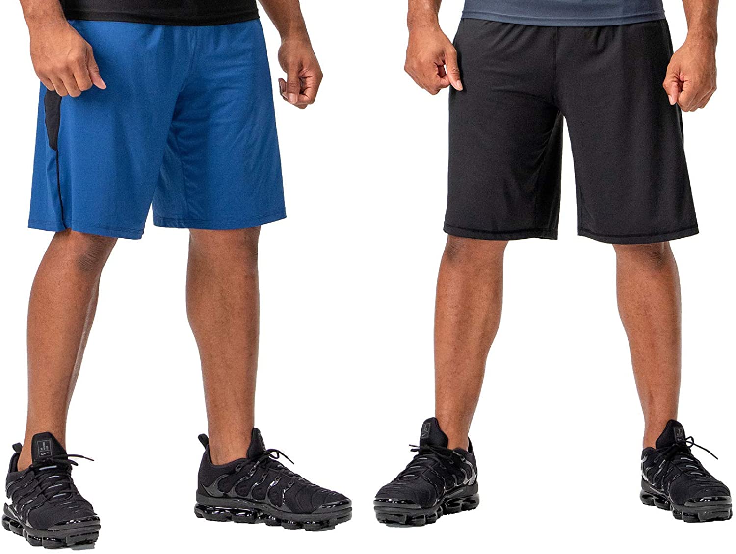 DEVOPS Men's 2-Pack Loose-Fit 10 Workout Gym Shorts with Pockets 