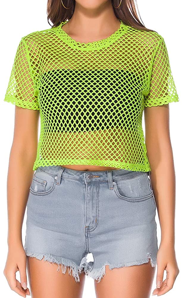 Baby Short Sleeve Fishnet Tee Shirt