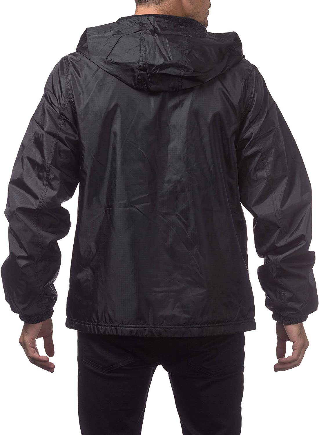 Pro Club Fleece Lined Windbreaker Jacket | eBay