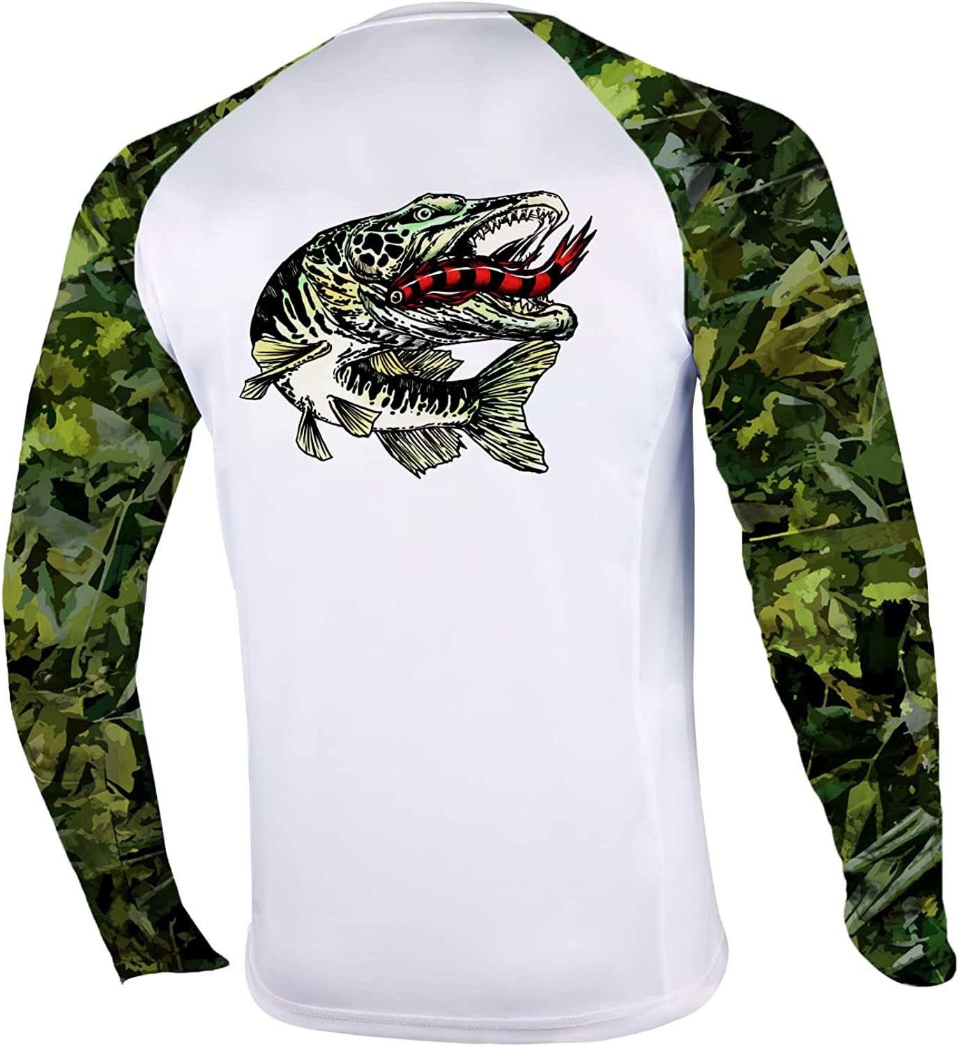 Palmyth Fishing Shirts for Men Long Sleeve UPF 50+ T Shirt Sun