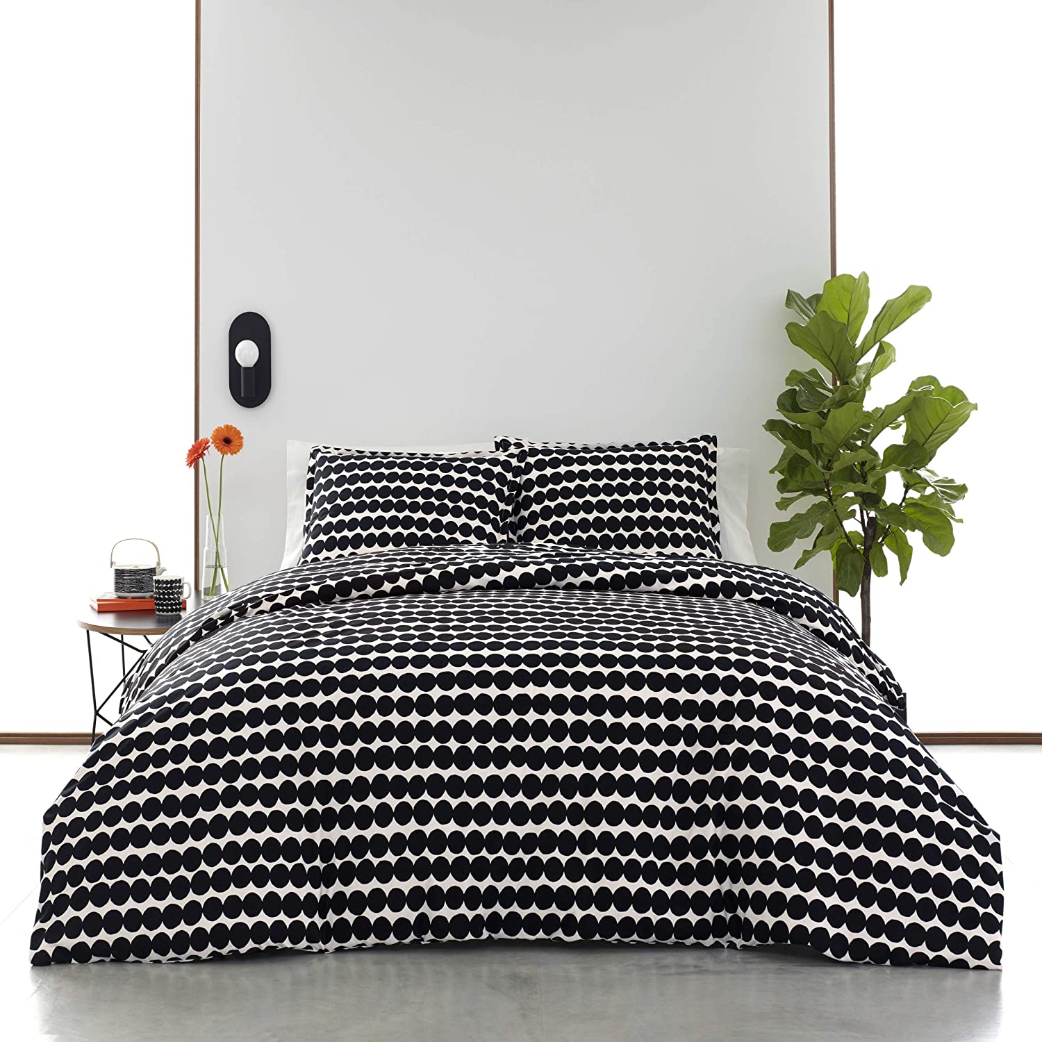 Marimekko Rasymatto Comforter Set, Twin, Black | eBay