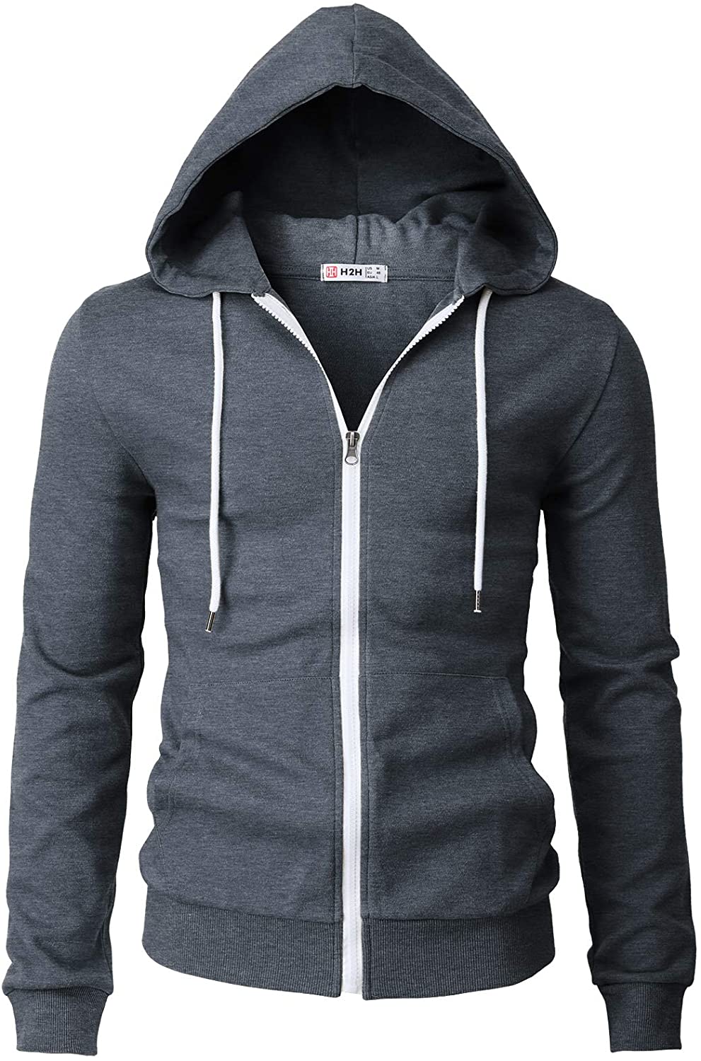 Pullover Hoodies Sweatshirt for Men,Vickyleb Mens Slim Fit Long Sleeve Lightweight Hoodie with Kanga Pocket 